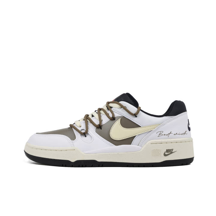 Nike Nike Full Force Reverse Mocha, Street, Graffiti, Letter, Distressed, Classic, Trendy Low top Skateboard Shoes Men's