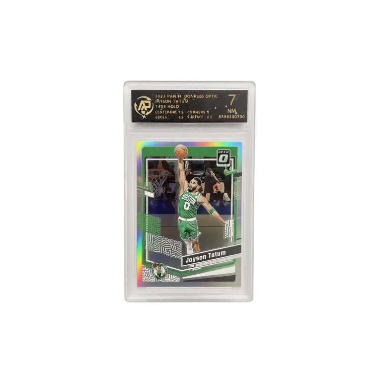 PANINI PANINI Donruss Optic Jayson Tatum, Rex Rabbit OP Green Silver Refringence, Classic Collection Graded Cards 1 Pc