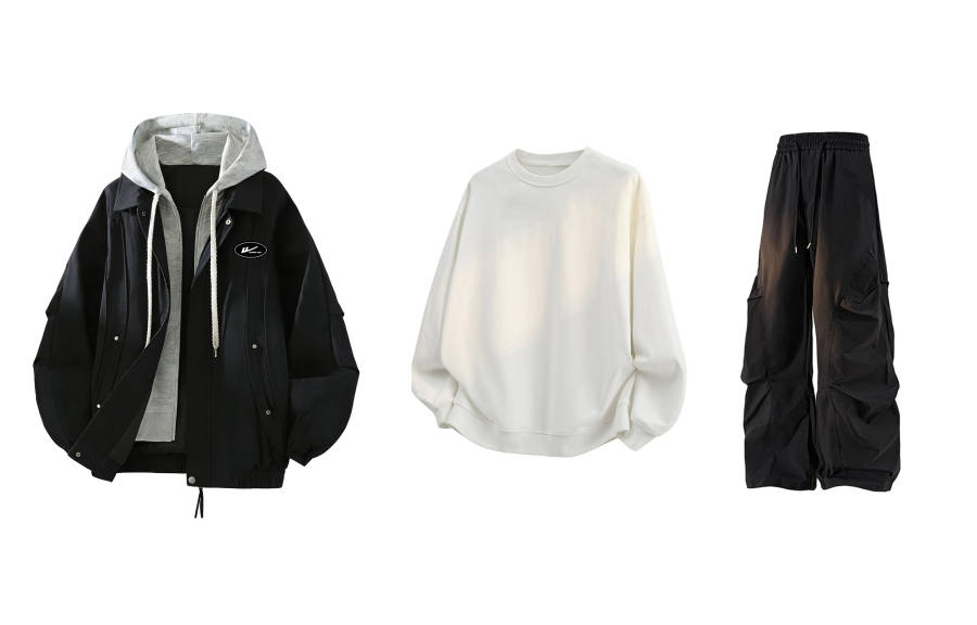 WARRIOR WARRIOR Sweatshirt Sets Unisex Hooded Moderate