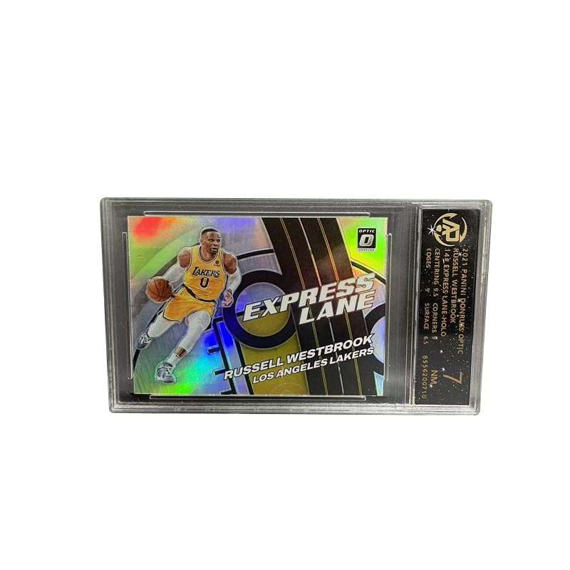 PANINI Donruss Optic Russell Westbrook, Russell Westbrook OP Silver Discount, Rare Collectibles Graded Cards 1 Pc