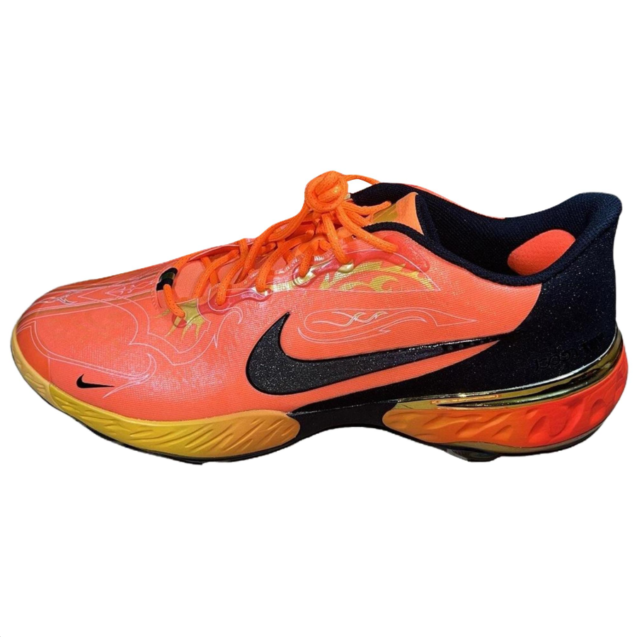 Nike Nike Alpha Huarache Elite 3 Low Top Upper Height Casual Scenario Baseball Shoes Men's Orange