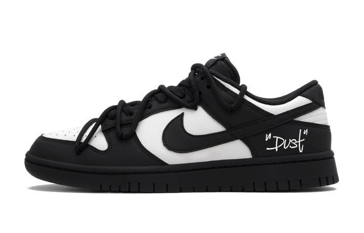 Nike Nike Dunk Black & White Domain Low top Skateboard Shoes Men's Black White