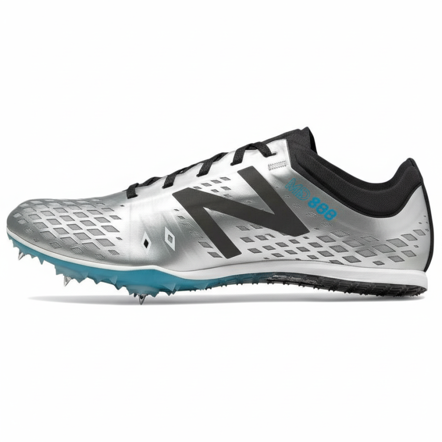 New Balance New Balance NB MD800 V5 Silver Track And Field Shoes Men's