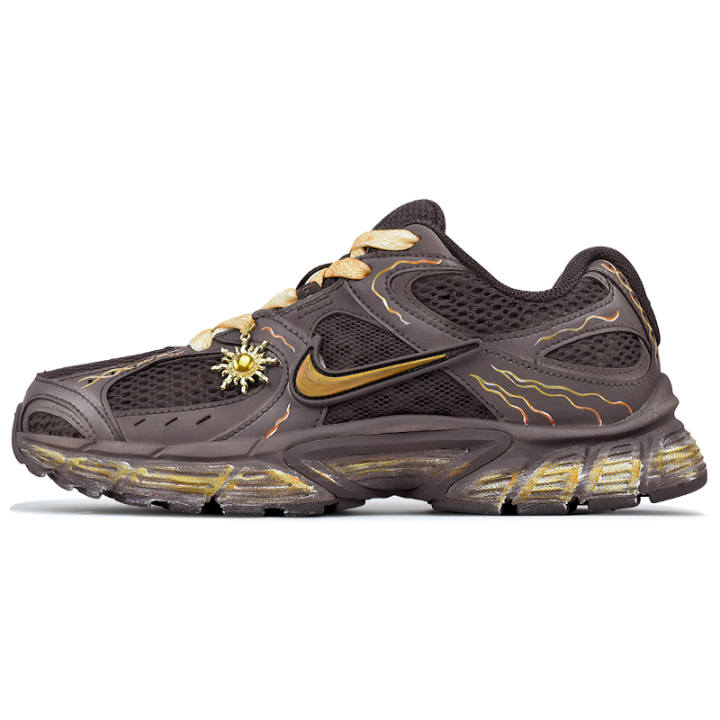 Nike Nike V5 RNR Slip Resistant Abrasion Resistant Low top Running Shoes Women's Umber Gold