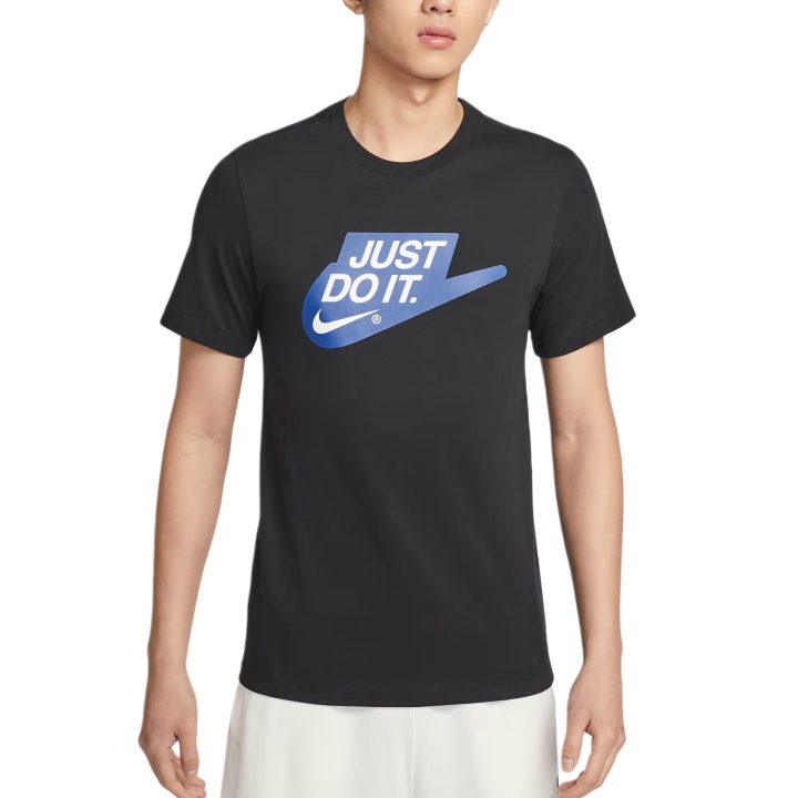 Nike Nike Sportswear T Shirts Men's Black Crew Neck Moderate