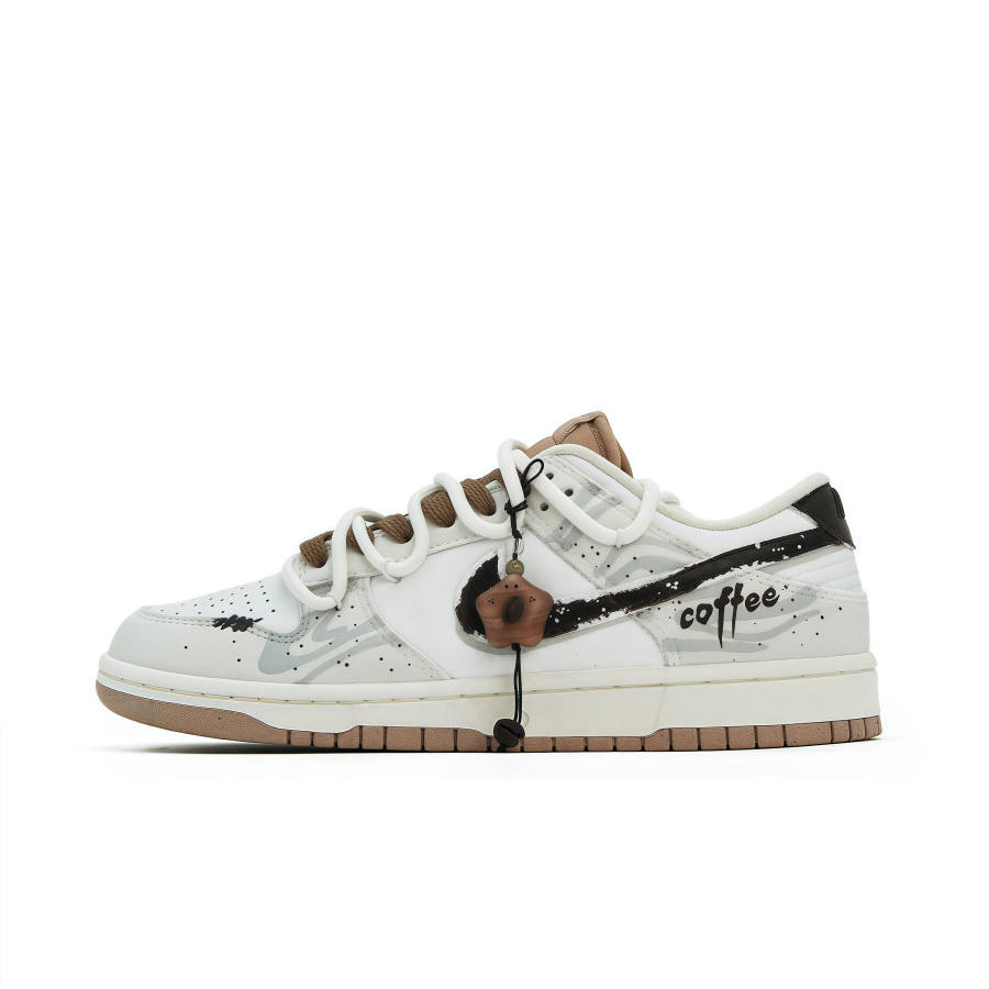 Nike Nike Dunk Y VELE Quality, Ear Mounted Latte Leather Slip Resistant Cushioning Abrasion Resistant Low top