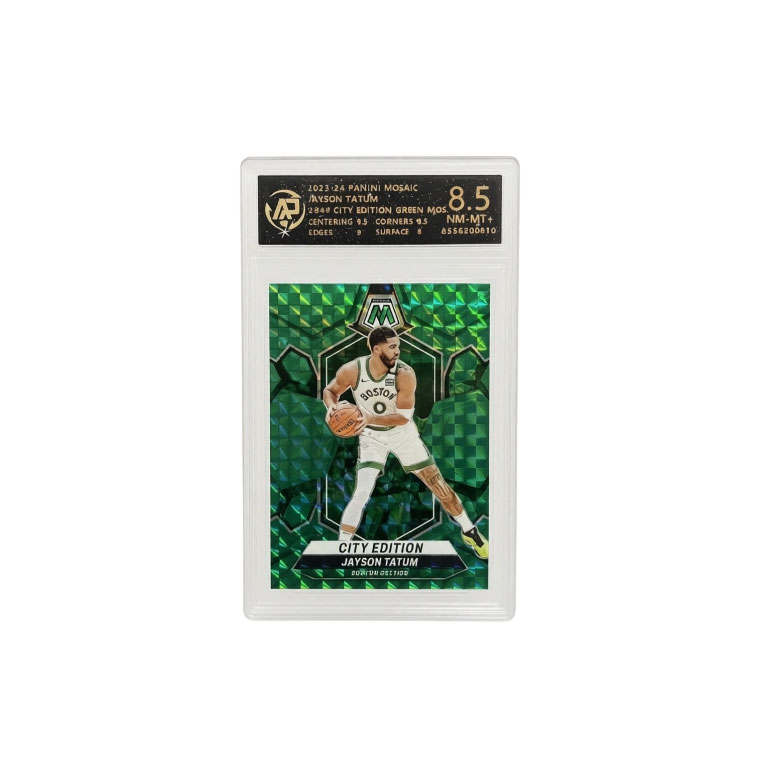 PANINI Mosaic Jayson Tatum, Rex Rabbit, Green Mosaics Refringence, Classic Collection Graded Cards 1 Pc