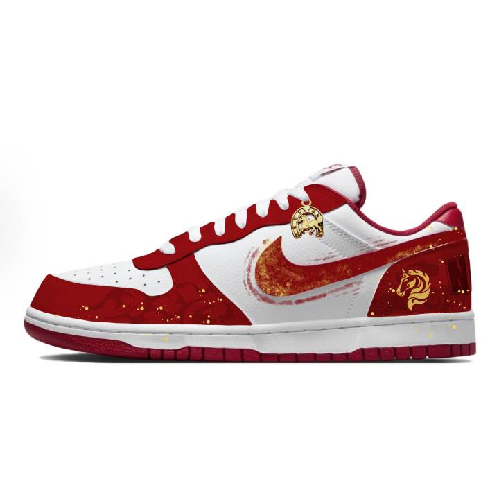 Nike Nike Big Swift Color Welcomes Prosperity Leather Abrasion Resistant Lightweight Breathable Height Increasing Low top