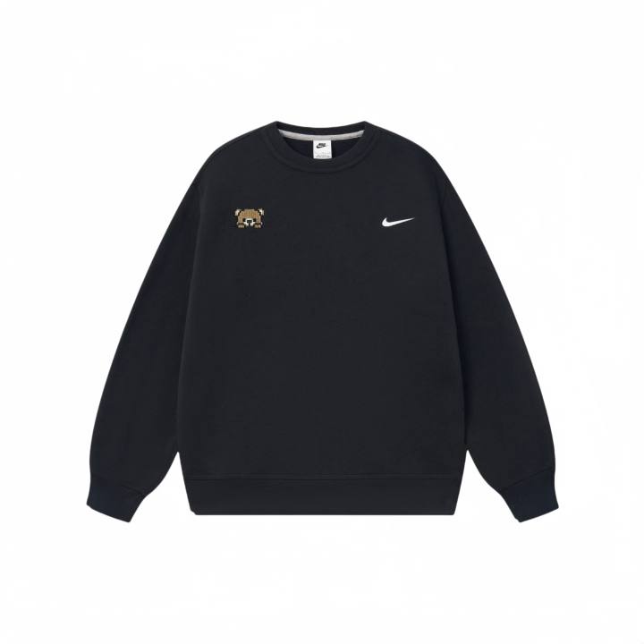 Nike Nike Sweatshirts Unisex Black Crew Neck Moderate Regular