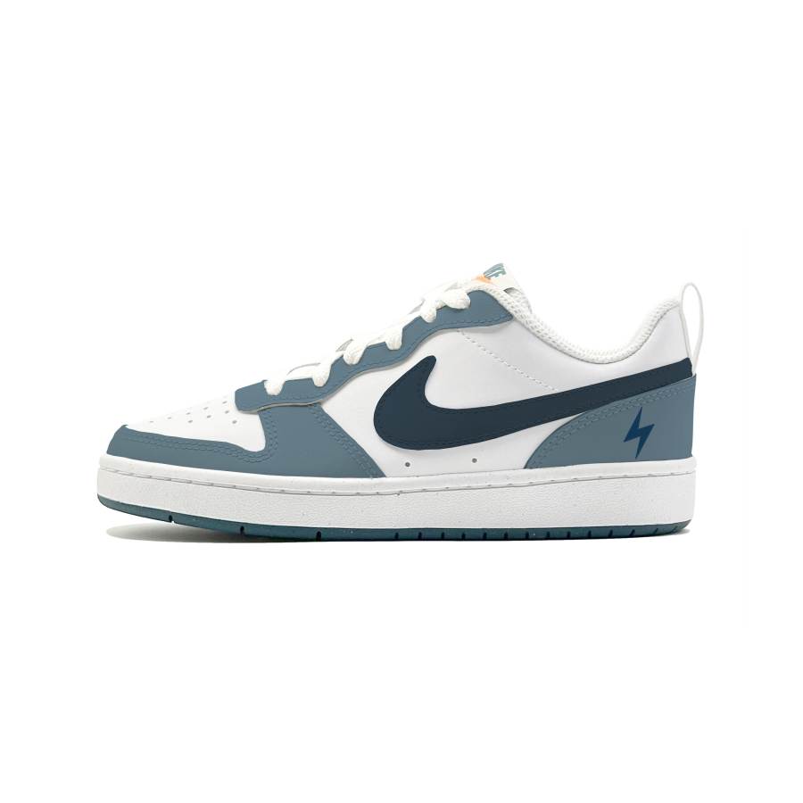Nike Nike Court Borough 2 Sea Island Forest Leather Slip Resistant Abrasion Resistant Slip Resistant Abrasion Resistant