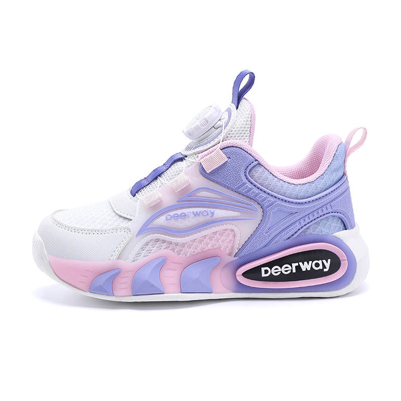 DEERWAY PU, Textile Slip Resistant Anti Kick Rebound Lightweight Cushioning Low top Kids' Running Shoes Kids'