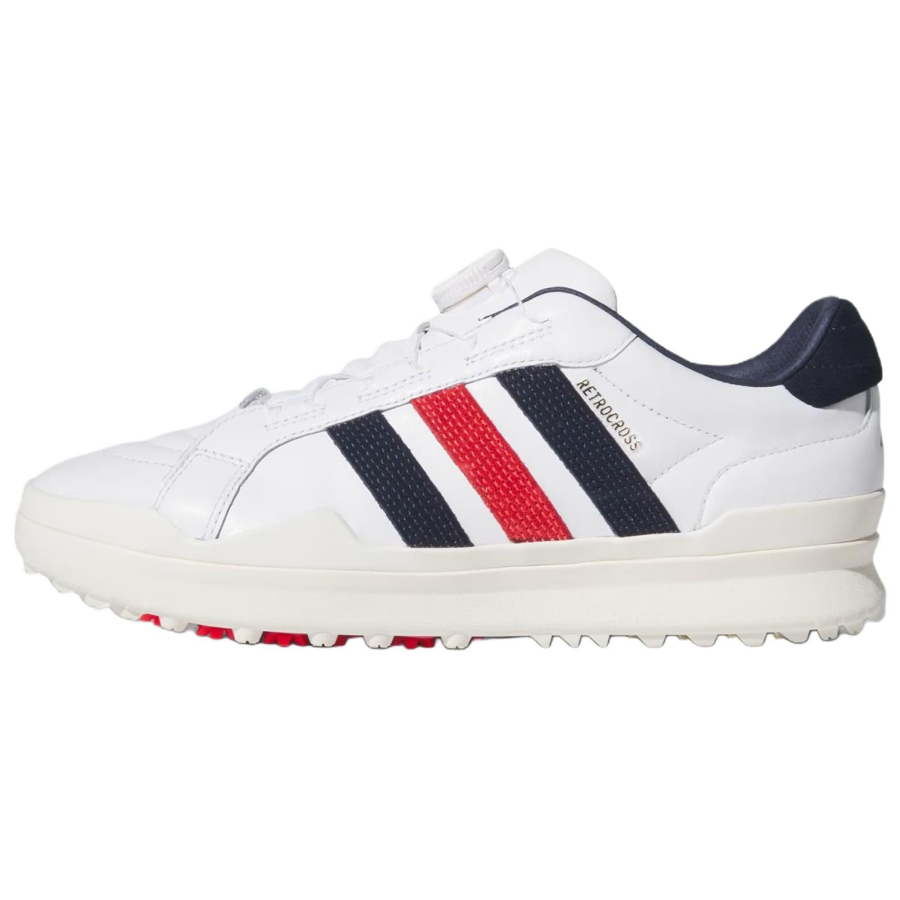Adidas Adidas RETROCROSS GRIPMORE Golf Shoes Men's White Blue Red