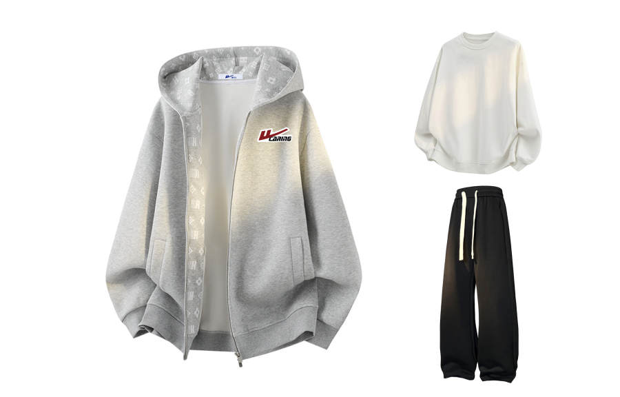 WARRIOR WARRIOR Sweatshirt Sets Unisex Hooded Moderate