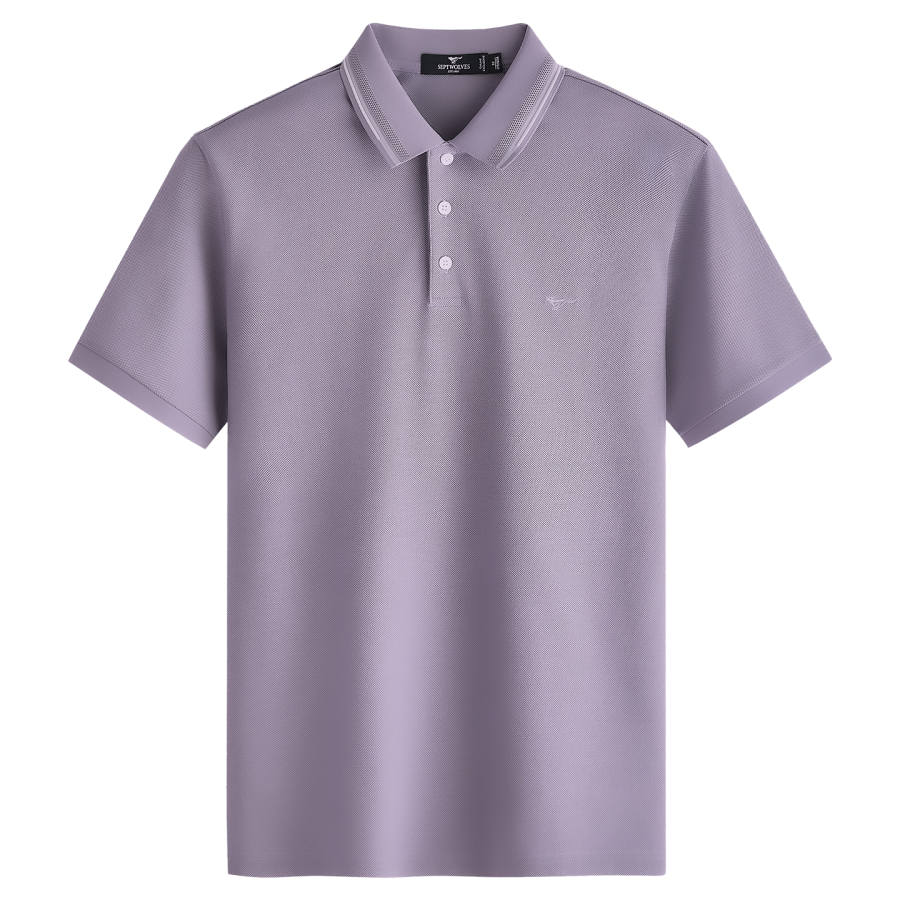 SEPTWOLVES Polo Shirts Men's Lapel Moderate Straight Fit