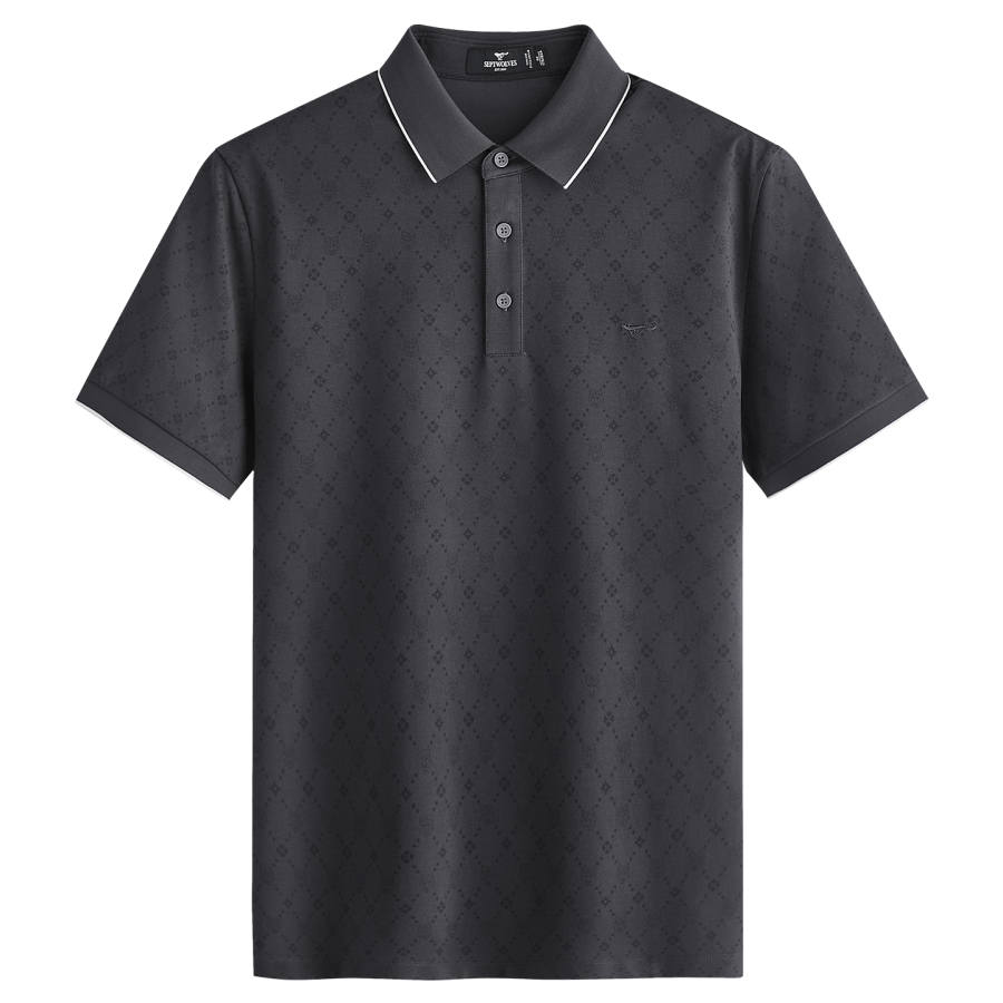 SEPTWOLVES Polo Shirts Men's Lapel Moderate Straight Fit