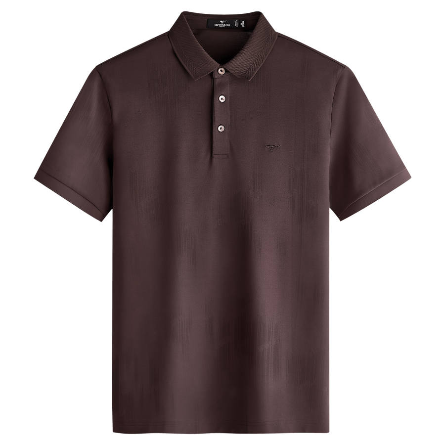 SEPTWOLVES Polo Shirts Men's Lapel Moderate Straight Fit