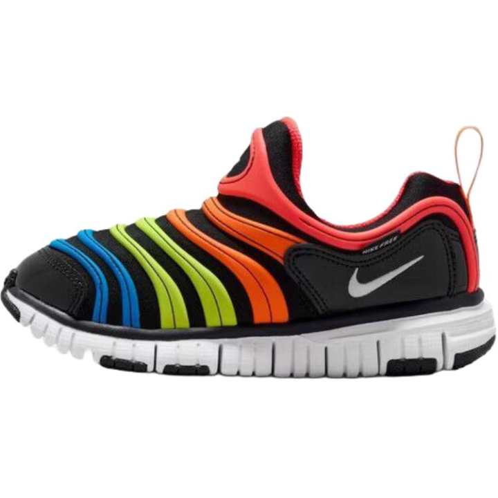 Nike Nike Dynamo Free Breathable Low top Kids Lifestyle Shoes Black Orange Kids'