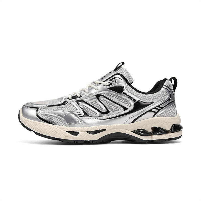 WARRIOR Warrior Low top Chunky Sneakers Men's Light Gray Silver