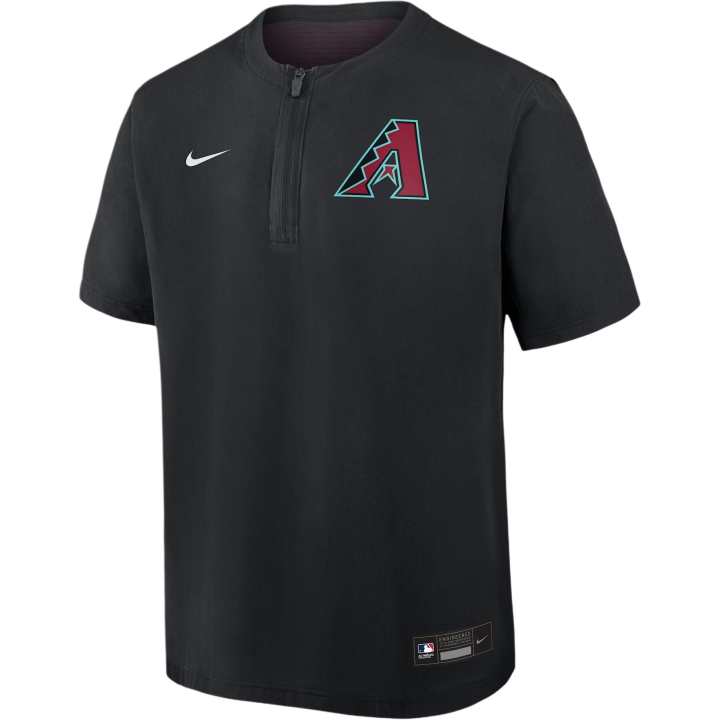 Nike Nike Arizona Diamondbacks Authentic Collection Men's Nike Dri-FIT Mlb 1/4-Zip Short-Sleeve Windshirt