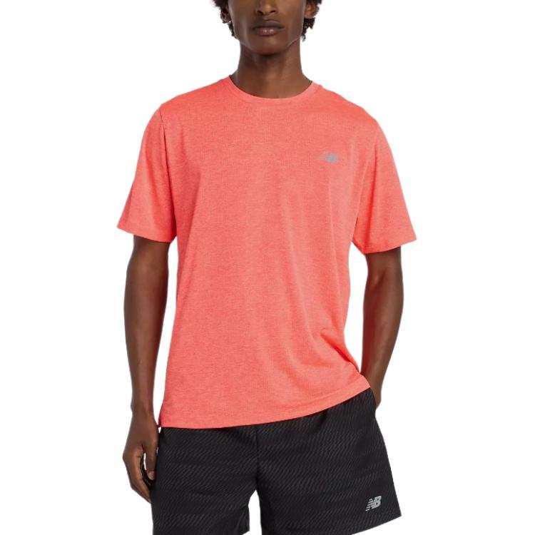 New Balance New Balance T Shirts Men's Bright Red Crew Neck