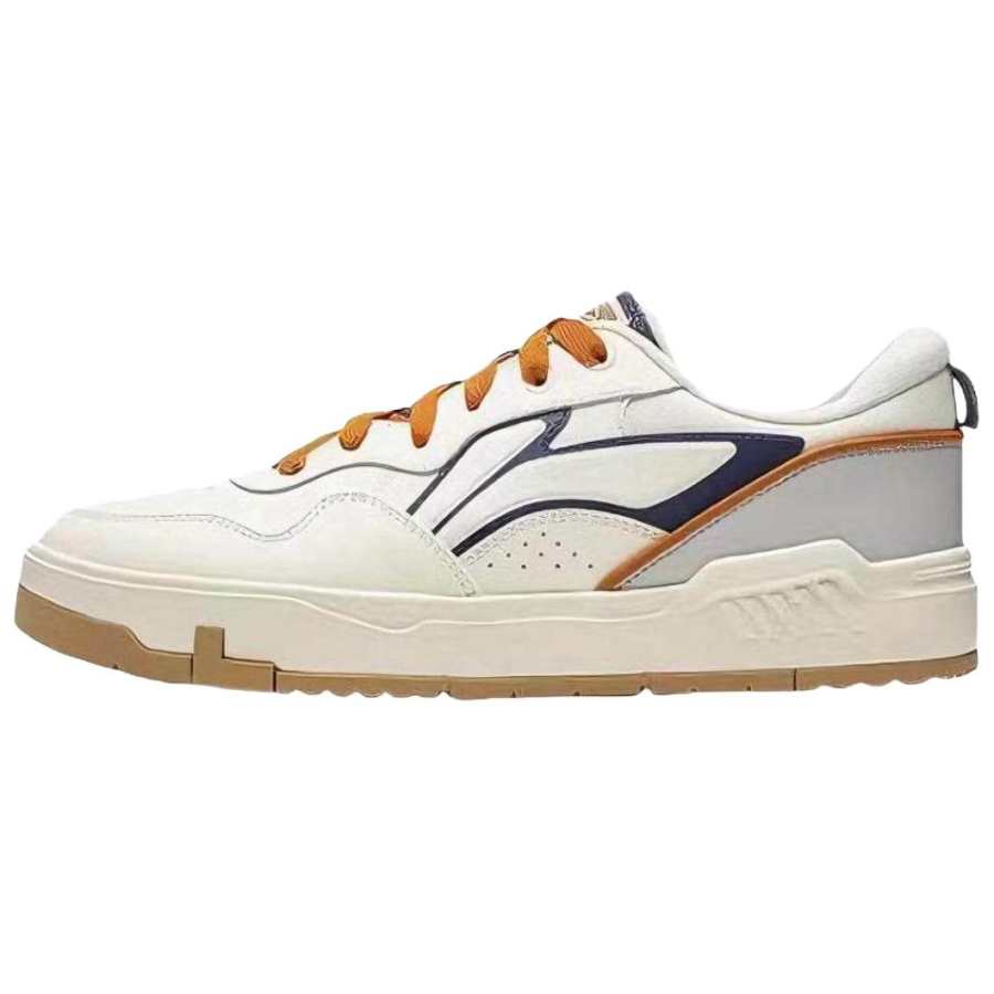 Li-Ning Li Ning Common 80s Low top Skateboard Shoes Men's White Gray