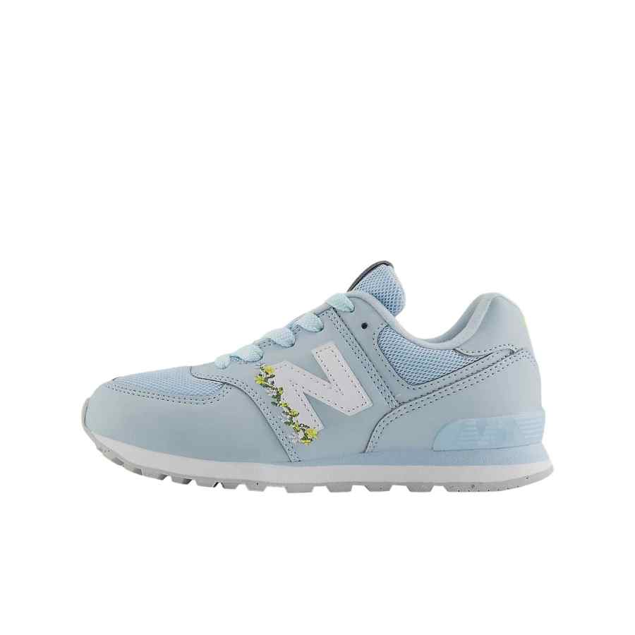 New Balance New Balance NB 574 Leather Abrasion Resistant Low top Kids' Running Shoes Standard M Children Aged 3 7 Years Old