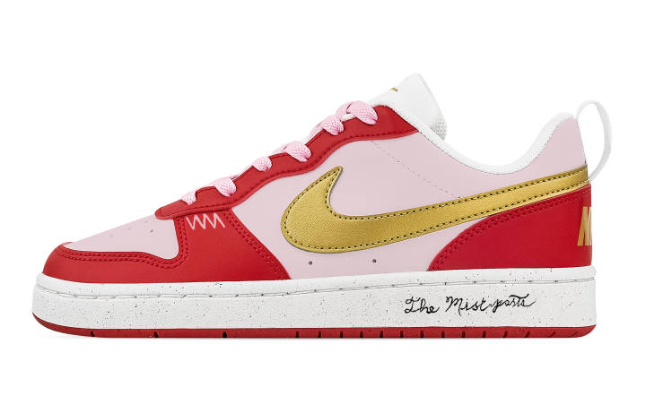 Nike Nike Court Borough Deeply In Love Frequency Abrasion Resistant Slip Resistant Low top Skateboard Shoes Unisex Pink