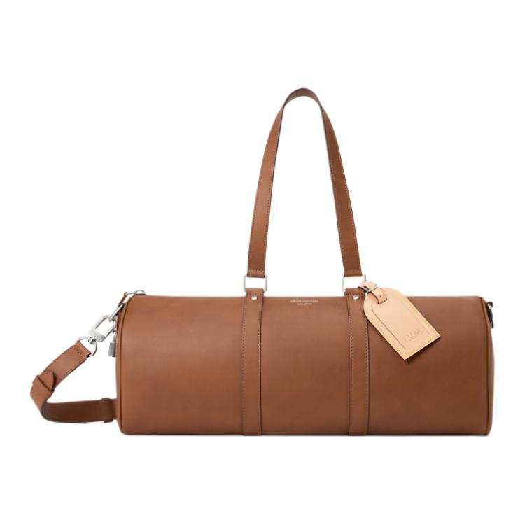 LOUIS VUITTON Cow Leather Shoulder Bag, Crossbody Bag, Handbag Regular Men's Caramel
