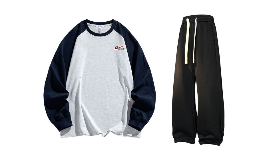 WARRIOR WARRIOR Sweatshirt Sets Unisex Crew Neck Moderate