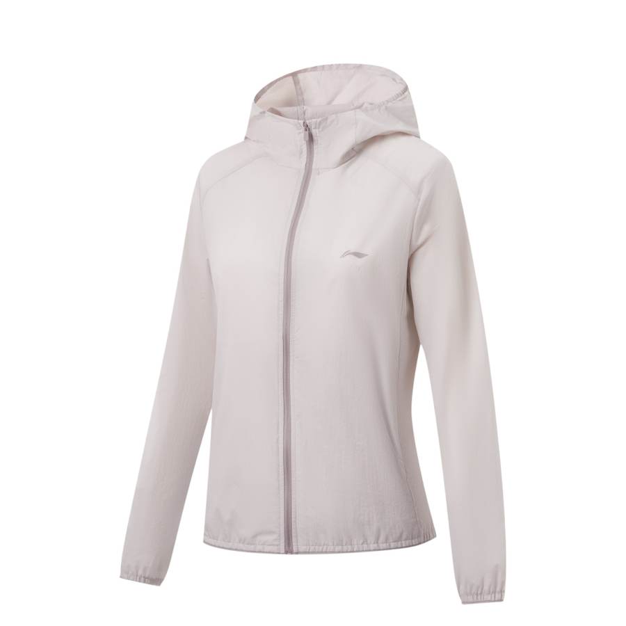 Li-Ning Li Ning Sports Commute Collection Sports Trench Coat Women's Smoky Purple Gray