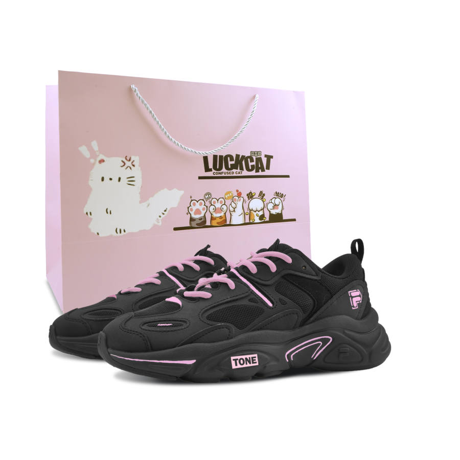 FILA Mars 2 Mesh, Synthetic Leather Abrasion Resistant Lightweight Height Increasing Low top Casual Shoes Women's