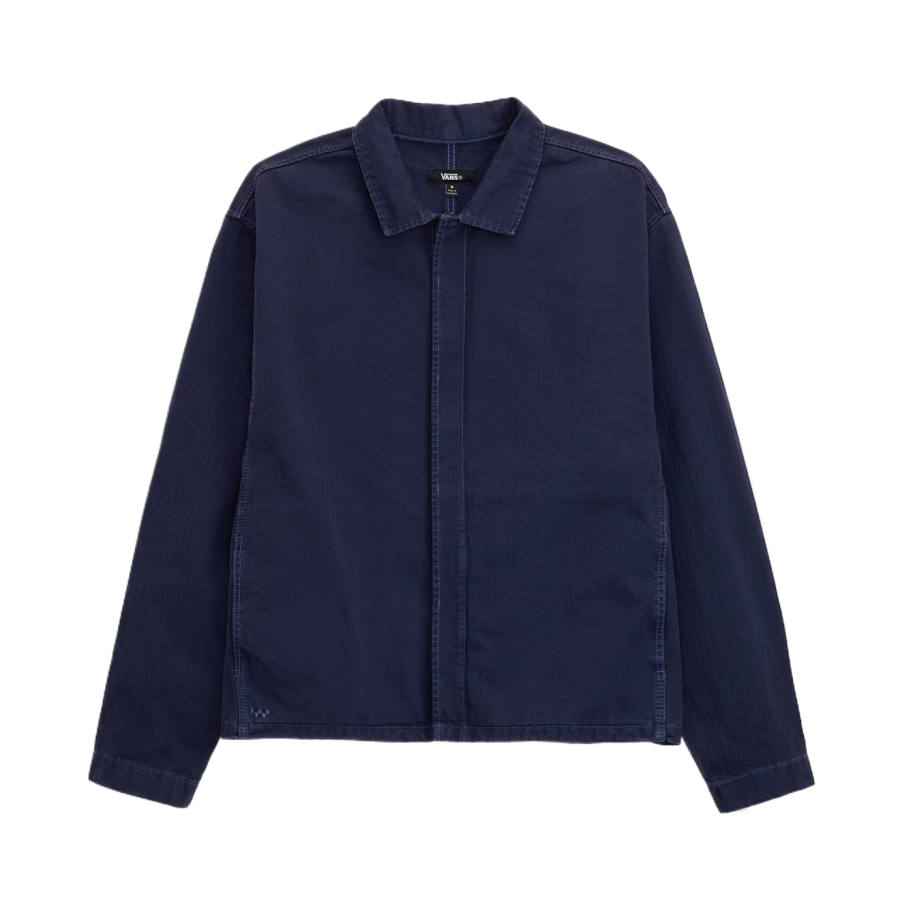 Vans Vans PREMIUM Shirts Men's Dark Indigo Lapel Moderate