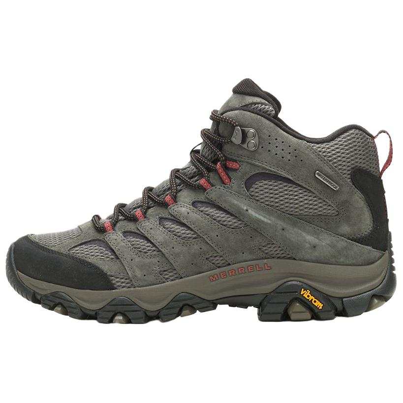 MERRELL MOAB 3 Mid top Mountaineering & Hiking Shoes Men's Gray Green