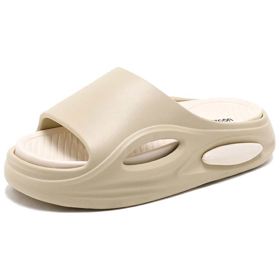 YEARCON YEARCON Slide Slippers Unisex Beige