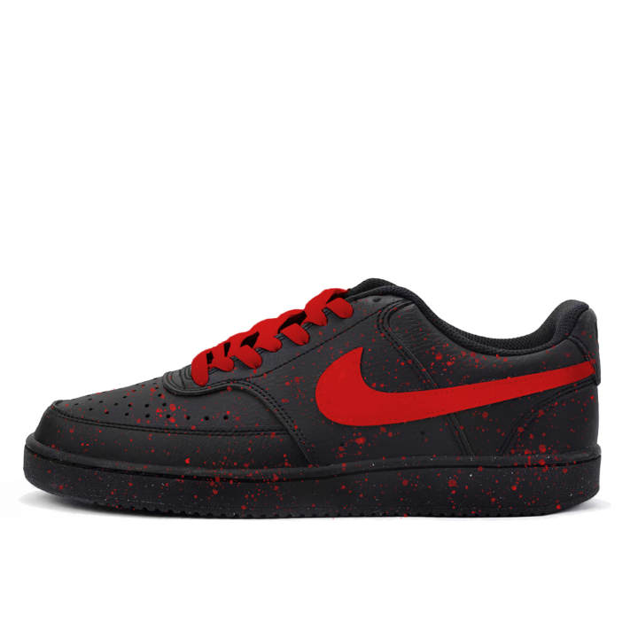 Nike Nike Court Vision 1 Skateboard Shoes Unisex Low Top Red