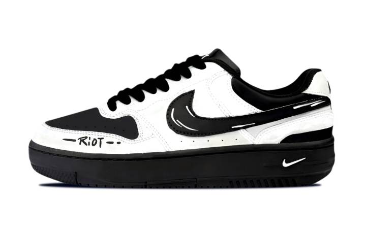 Nike Nike Gamma Force 'Black White Small Evil Milk White Slip Resistant Abrasion Resistant Slip Resistant Abrasion Resistant