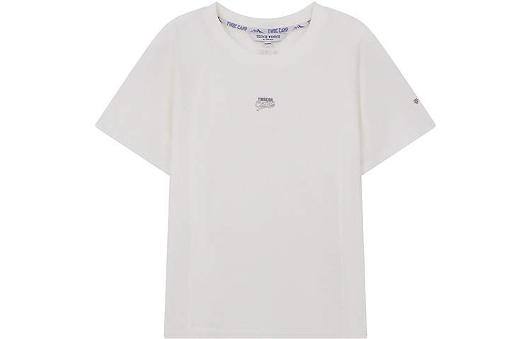 Teenie Weenie T Shirts Women's Crew Neck Moderate Straight Fit