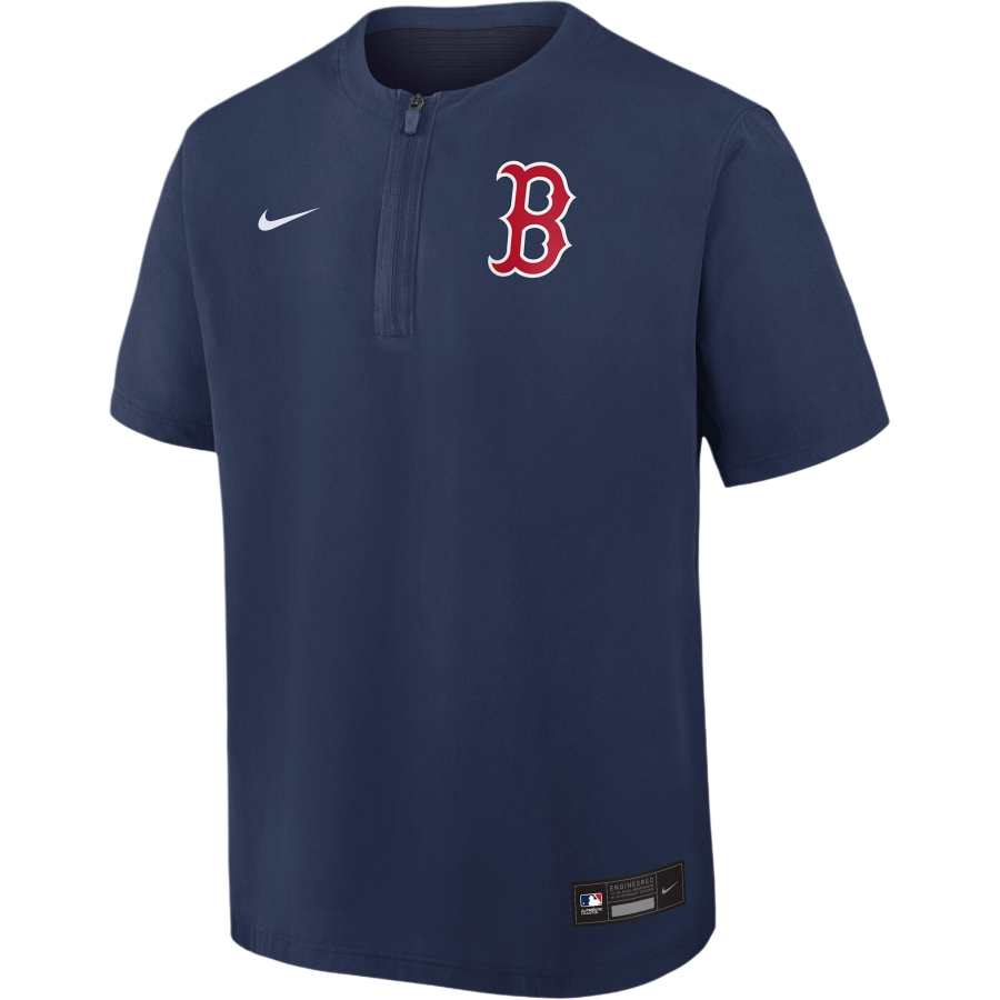 Nike Nike Boston Red Sox Authentic Collection Men's Nike Dri-FIT Mlb 1/4-Zip Short-Sleeve Windshirt