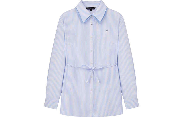Teenie Weenie Shirts Women's Blue Lapel Moderate Other