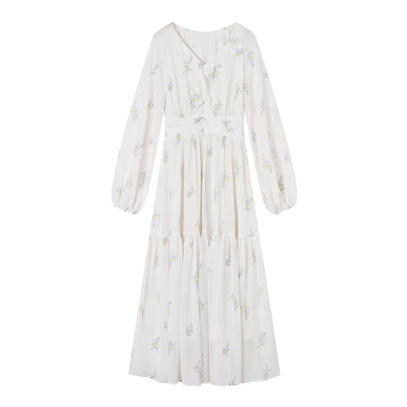 XIANGYING Long Sleeved Dress Women's