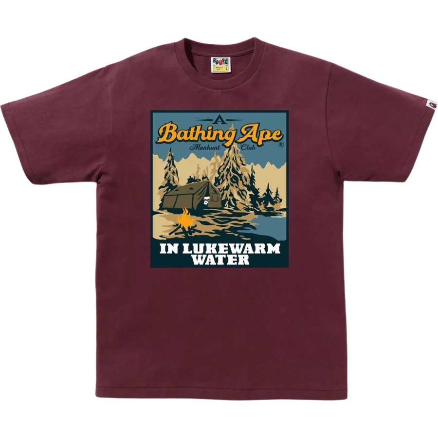 A BATHING APE T Shirts Men's Crew Neck
