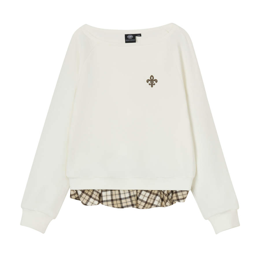Palladium Sweatshirts Women's Cotton Candy Boat Neck Moderate Regular