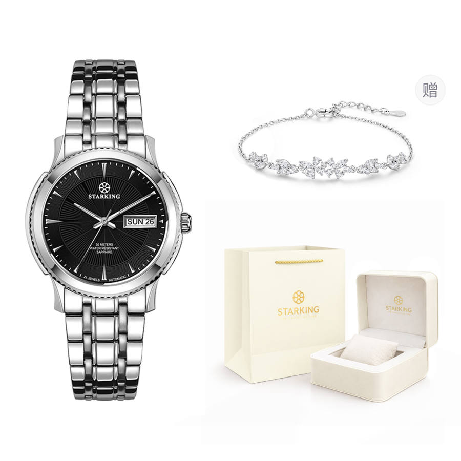 STARKING Workplace Collection Automatic Mechanical Movement Stainless Steel Watchband Watch Women's Watch