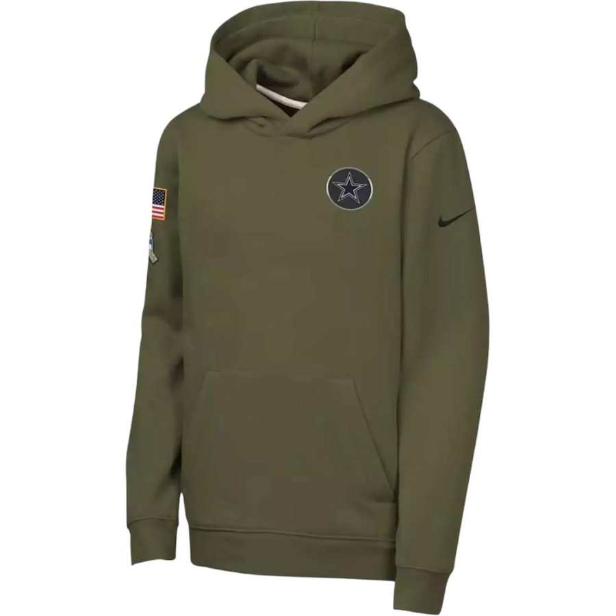 Nike Nike Sweatshirt Dallas Cowboys Salute To Service Club Hoodie Kids'