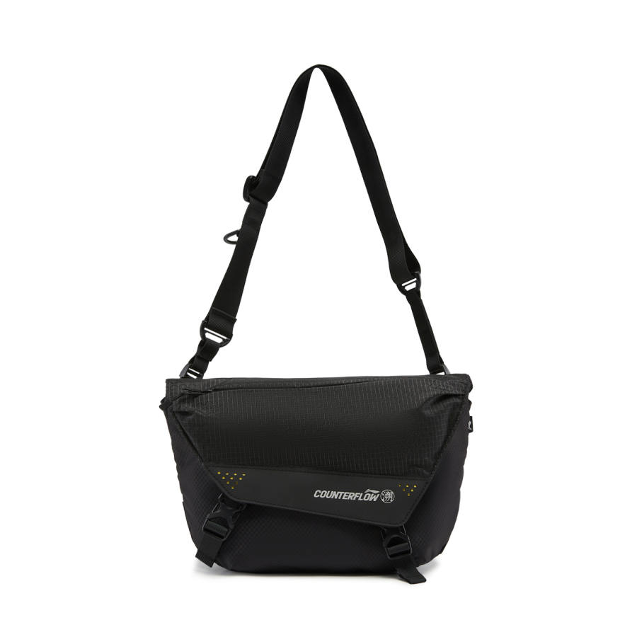 Li-Ning Li Ning Polyester Shoulder Bag, Crossbody Bag Unisex Basic Black