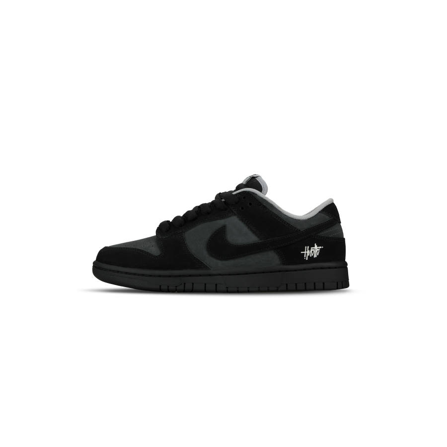 Nike Nike Dunk Abrasion Resistant Slip Resistant Low top Skateboard Shoes Unisex Black Gray