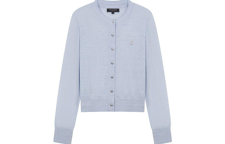 Teenie Weenie Sweaters Women's Crew Neck Moderate Cardigan