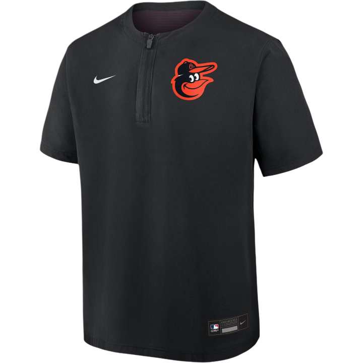 Nike Nike Baltimore Orioles Authentic Collection Men's Nike Dri-FIT Mlb 1/4-Zip Short-Sleeve Windshirt