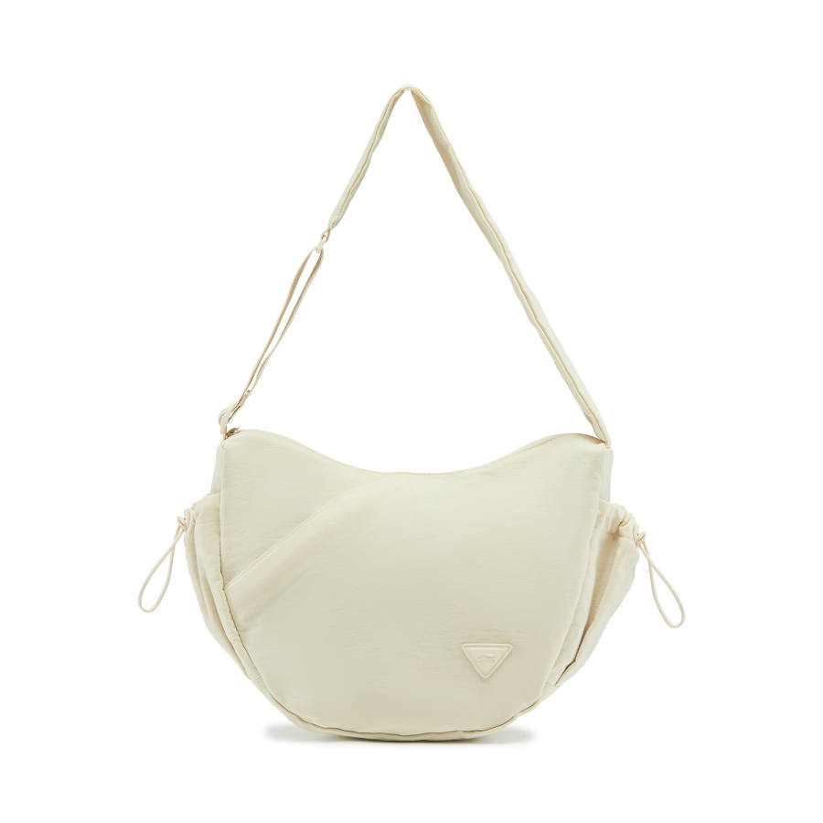 Li-Ning Li Ning Sports Fashion Collection Polyamide Shoulder Bag, Crossbody Bag Unisex Apricot White