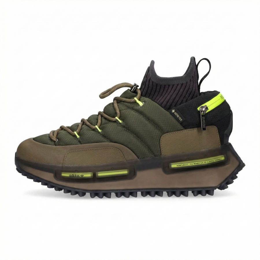 Adidas Originals X Moncler Nmd S1 'The Art Of Exploration Olive Strata'